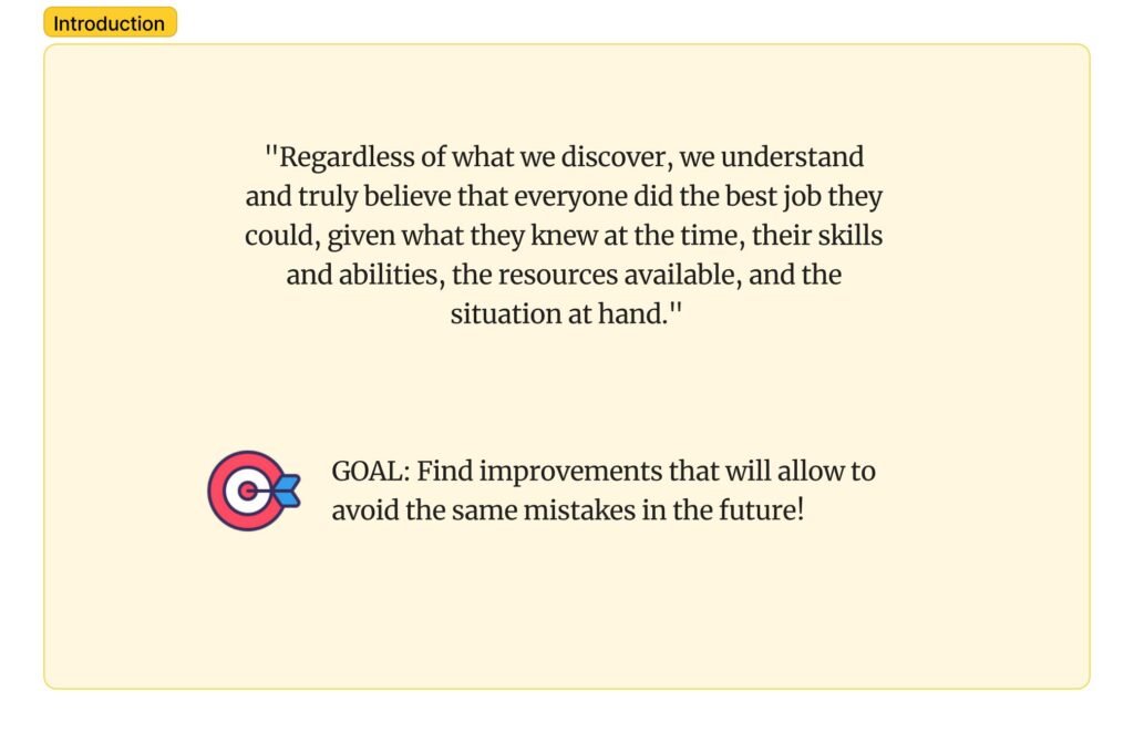 Retrospective Prime Directive in FigJam - ScrumMastered 2025