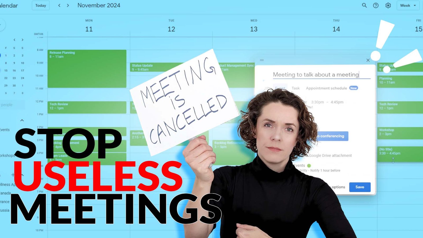 MEETING CANCELLED blog post - ScrumMastered 2025